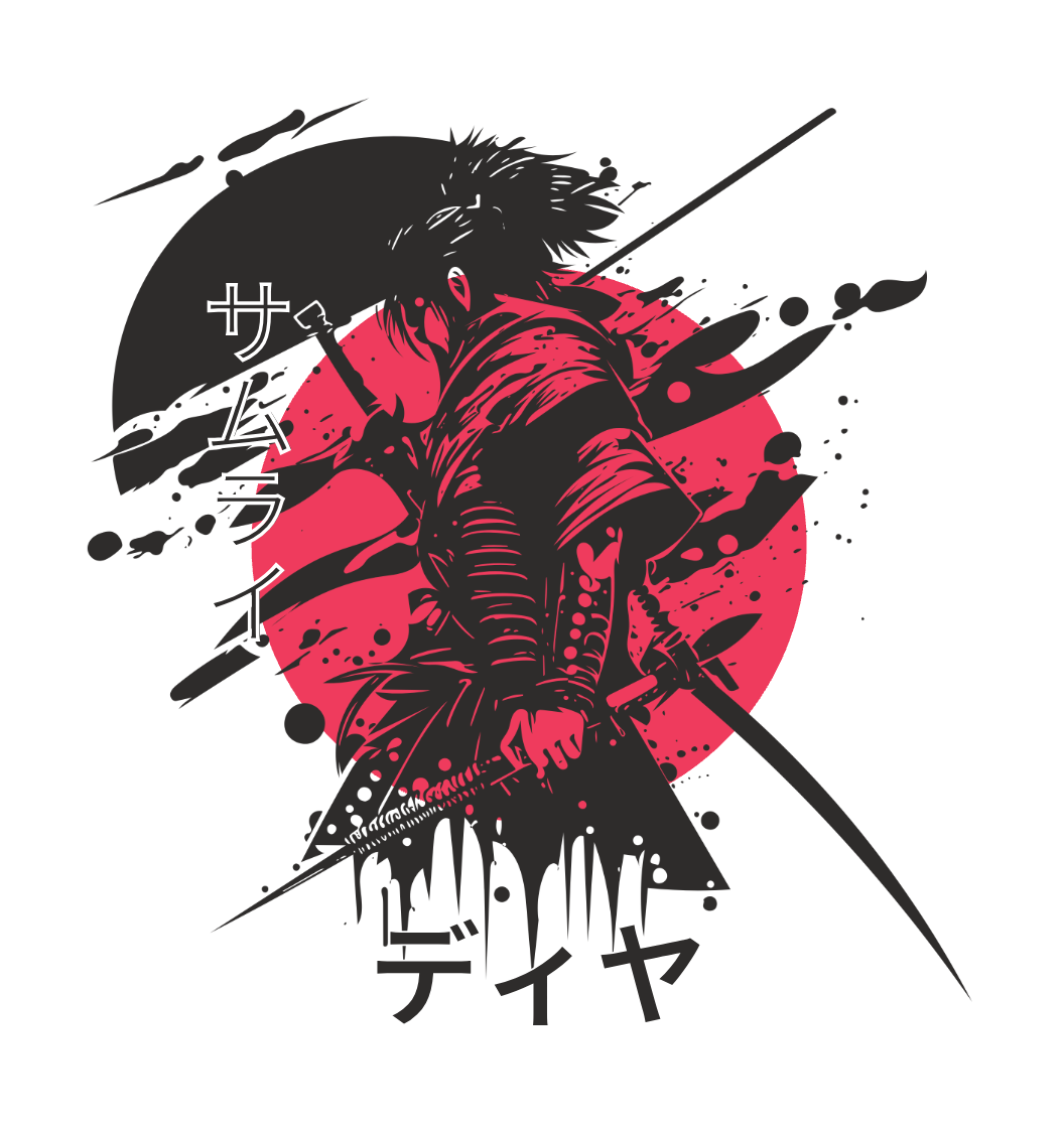 Samurai Soul | Japanese Rising Sun Graphic Tee