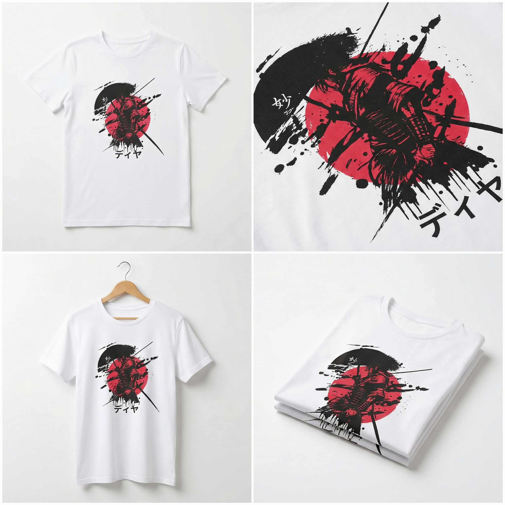 Samurai Soul | Japanese Rising Sun Graphic Tee