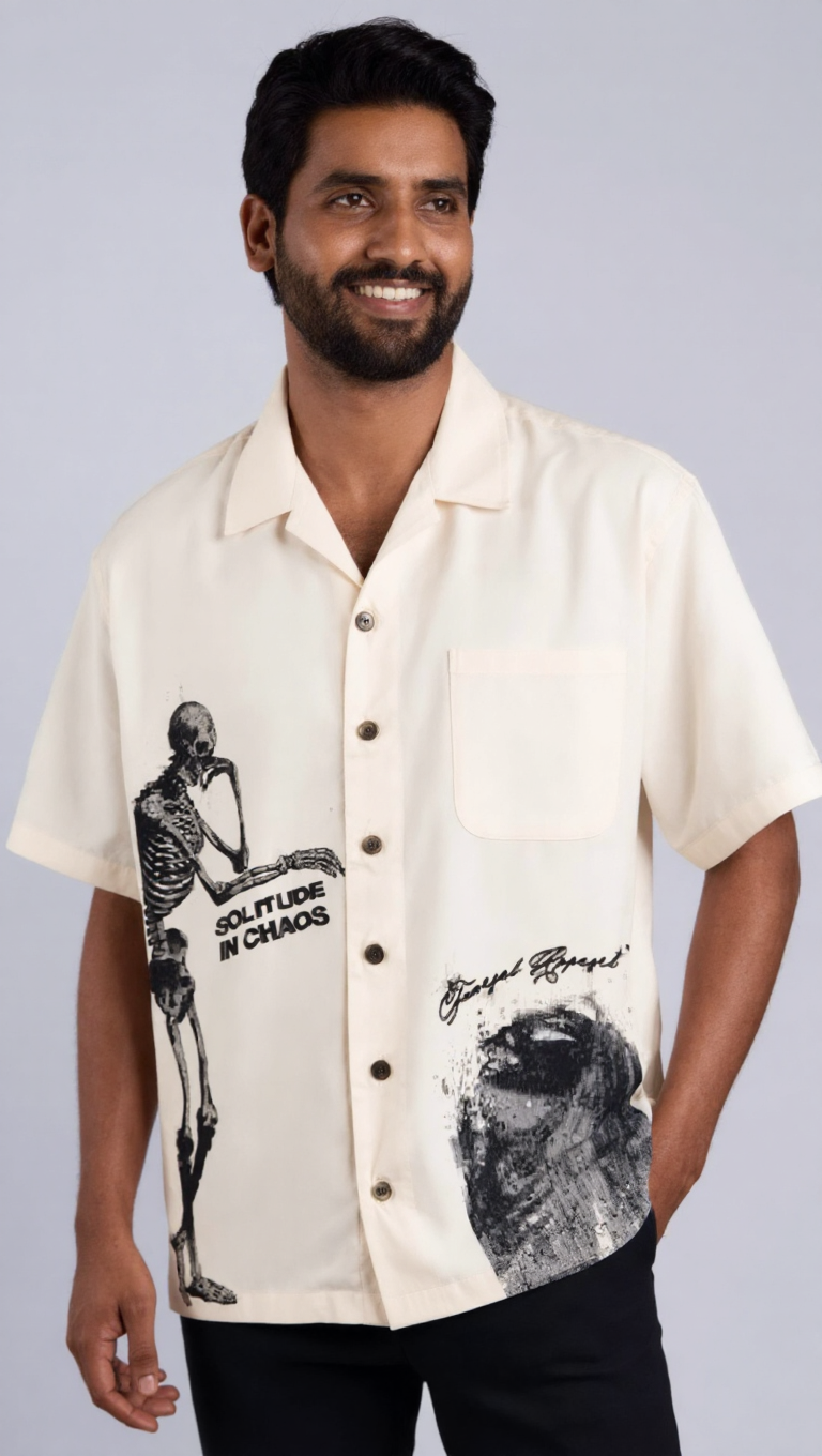 Men’s Aesthetic Graphic Printed Shirt