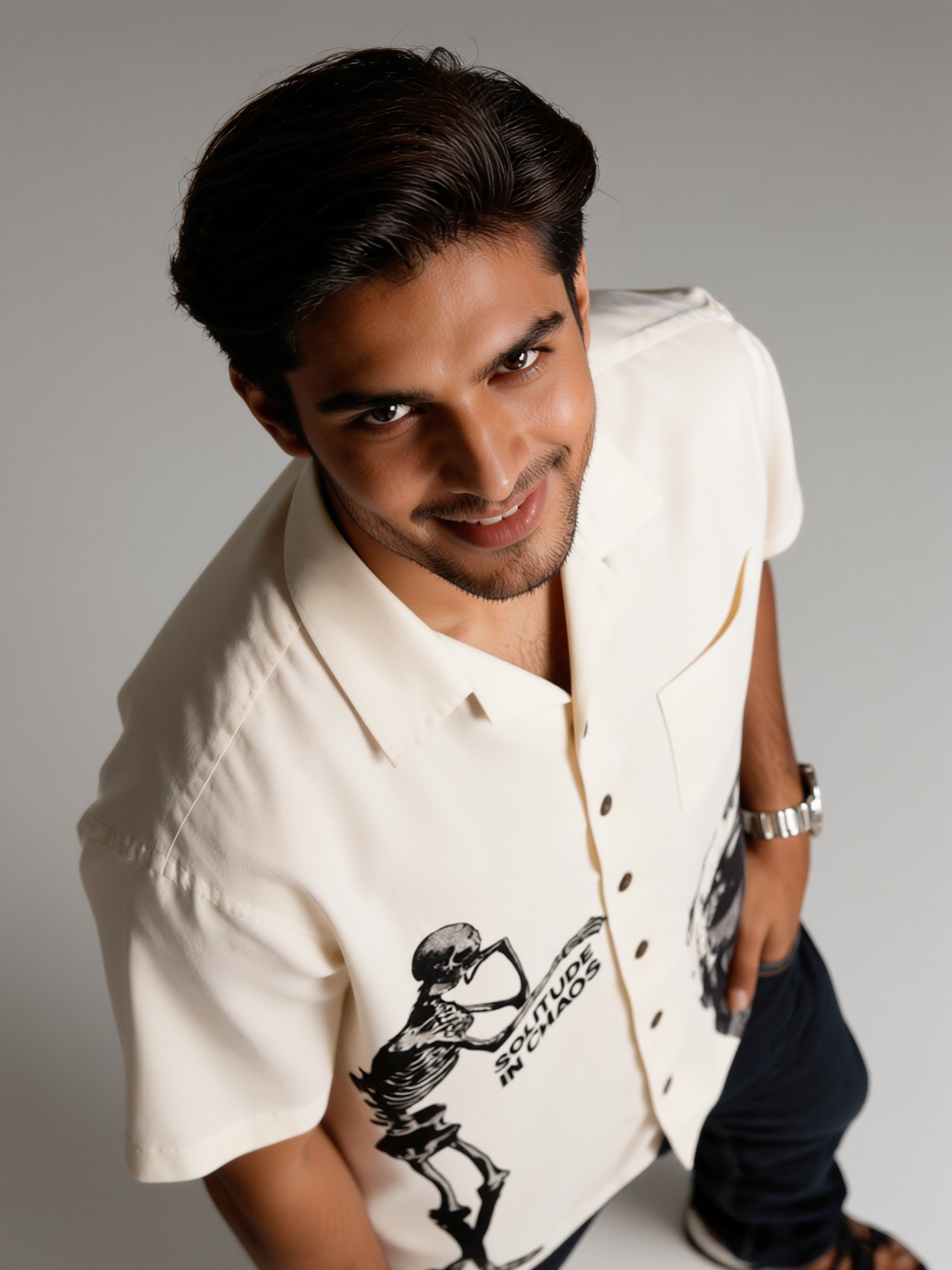 Men’s Aesthetic Graphic Printed Shirt