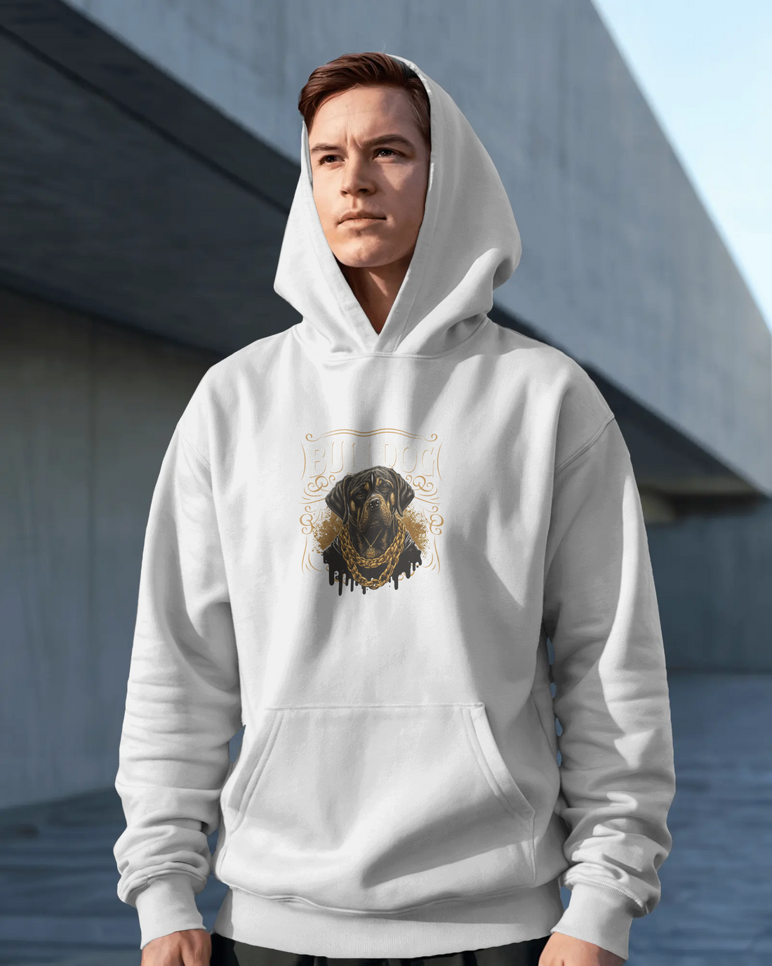 Men’s Streetwear Hoodie with Bold Graphic Print